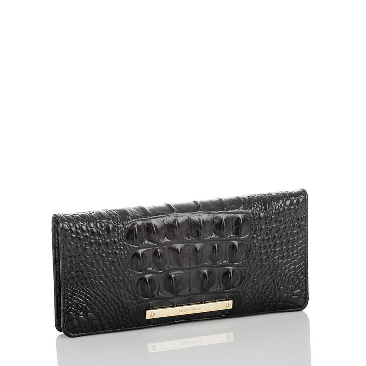 Brahmin Melbourne Collection Ady Wallet, Black