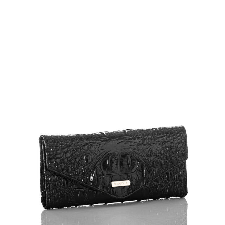 Brahmin Melbourne Collection Veronica Wallet, Black