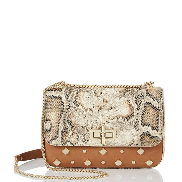 Brahmin Peoria Collection Rosalie Crossbody, Cognac