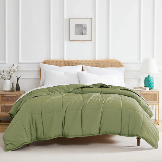 Luxe Down Alternative Comforter, Green